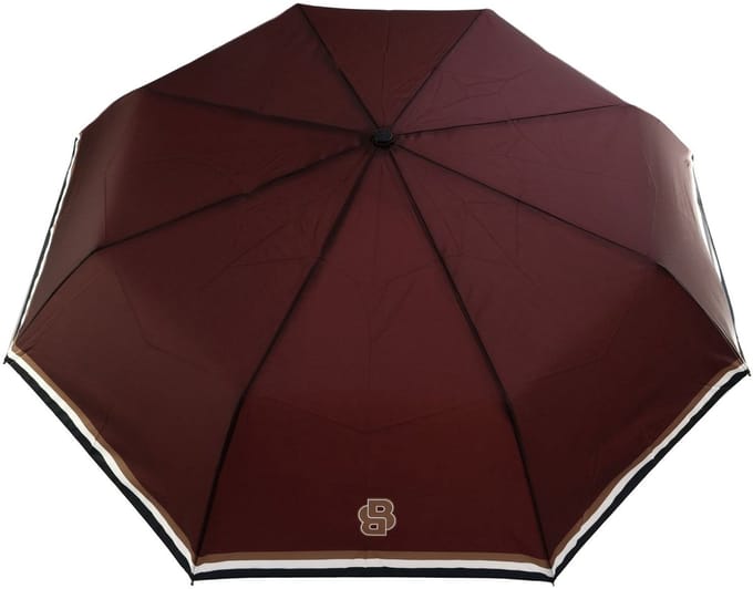 HUGO BOSS paraplu Pocket Umbrella Varsity Burgundy wijnrood