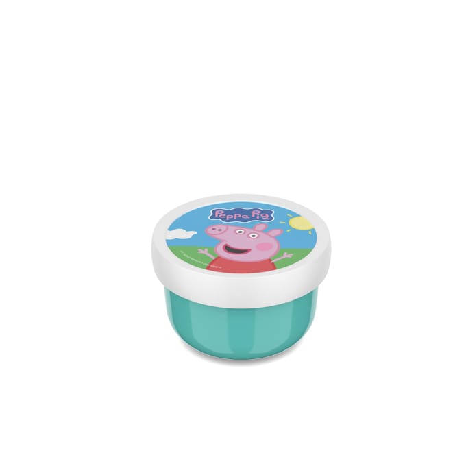 Mepal Fruitbox Campus - 300 ml - Inclusief fruitvorkje - Sluit goed af - Snackdoosje - Peppa Pig
