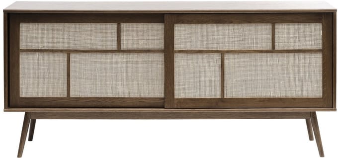 Dressoir Barrali Smoked Eiken 180cm - Giga Living