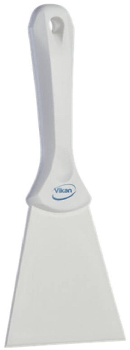Vikan nylon handschraper, 10x20.5cm, wit