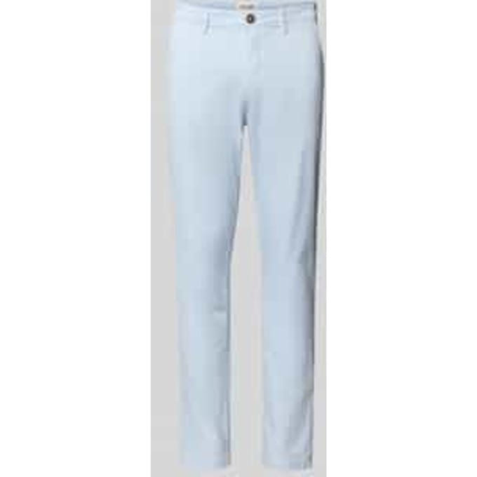 Slim fit stoffen broek met achterzakken Model 'Marco'