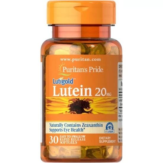 Puritans Pride - Luteïne 20 mg met Zeaxanthine 60 Softgels
