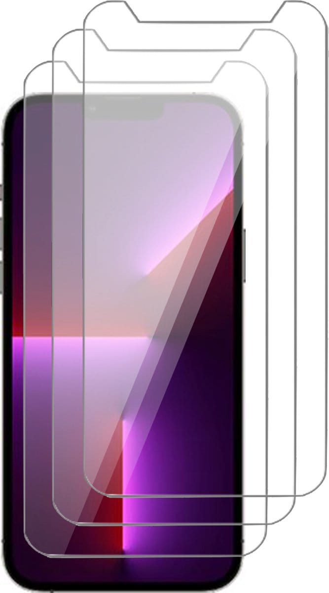 Screenprotector geschikt voor iPhone 13 Pro Max Screen Protector - 3 Stuks Beschermglas Screenprotector Glas Screen Protector