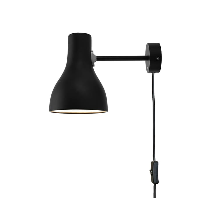 Anglepoise Type 75 Wandlamp Met Kabel Gitzwart