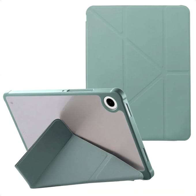 imoshion Tablet Hoes - Geschikt voor Samsung Galaxy Tab A11 Plus - Bookcase- Donkergroen