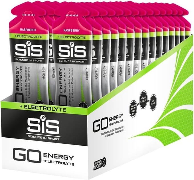 GO Energy + Electrolyte Gels (30x60ml) Raspberry