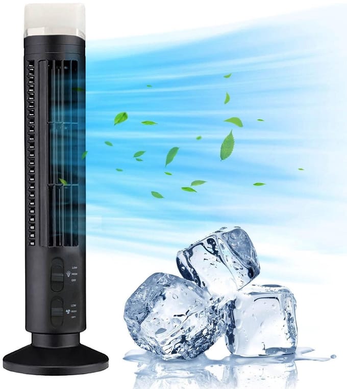 Allecto - Omnibreeze Bladloze Torenventilator - Stil Compact