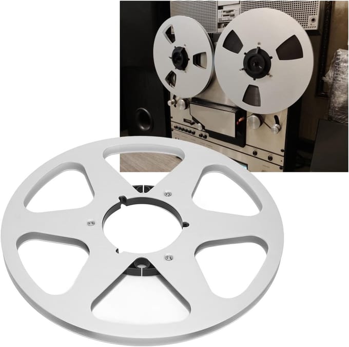 Dailygoods- Takeup Reel 10 Inch - Lege Tape Haspel - Aluminium