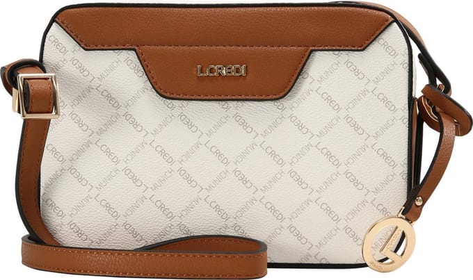 L.CREDI Schoudertas Filiberta Crossbody Bag White Wit