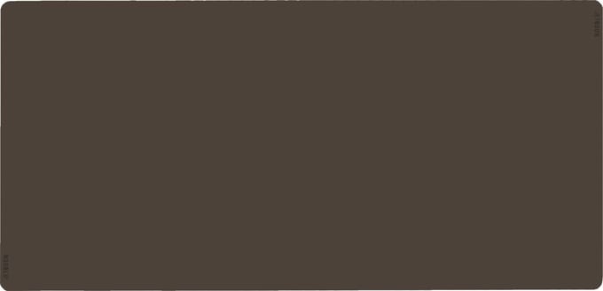 NOOBLU Bureau onderlegger DUBL - 85 x 45 cm - Senso Chocolate brown