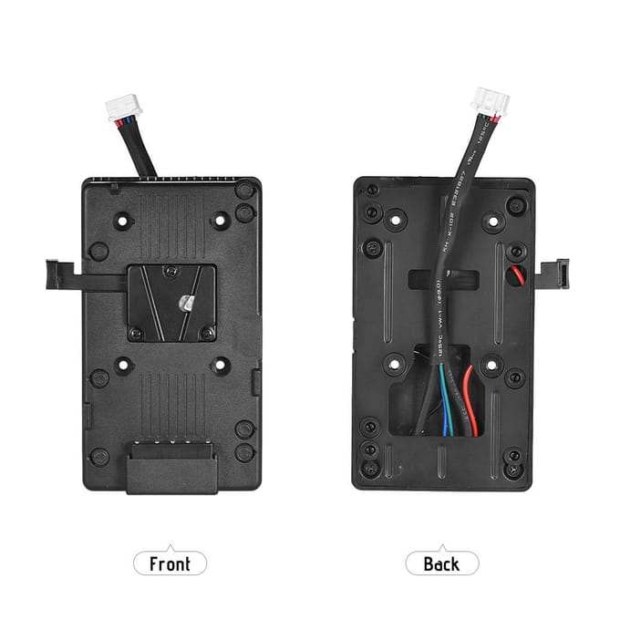 V-Mount V-Lock batterijplaatadapter voor BlackMagic URSA Mini4.6K camcorder gray