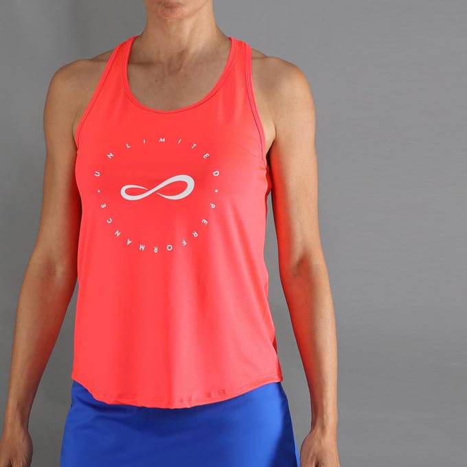 Endless Cercle Tanktop Dames-koraal