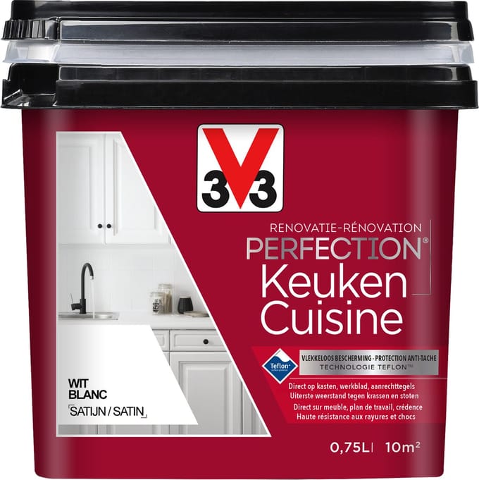 V33 Latex - Wit - Zijdeglans - 750ml