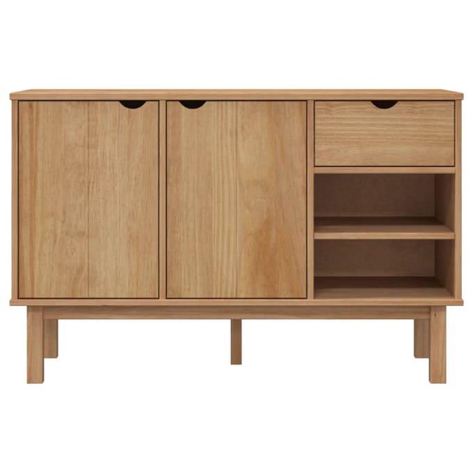 vidaXL - Dressoir - OTTA - 114x43x73,5 - cm - massief - grenenhout