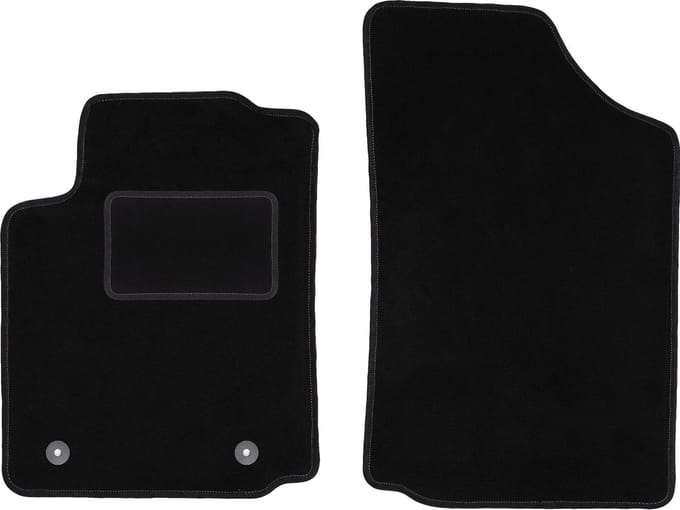 Voormatten zwart voor: Citroen C2 hatchback (2003-2009)