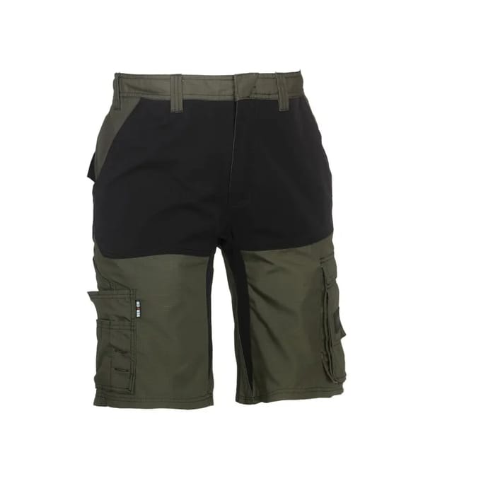 Herock Hespar korte werkbroek Experts (1901) - Khaki | Zwart - 42