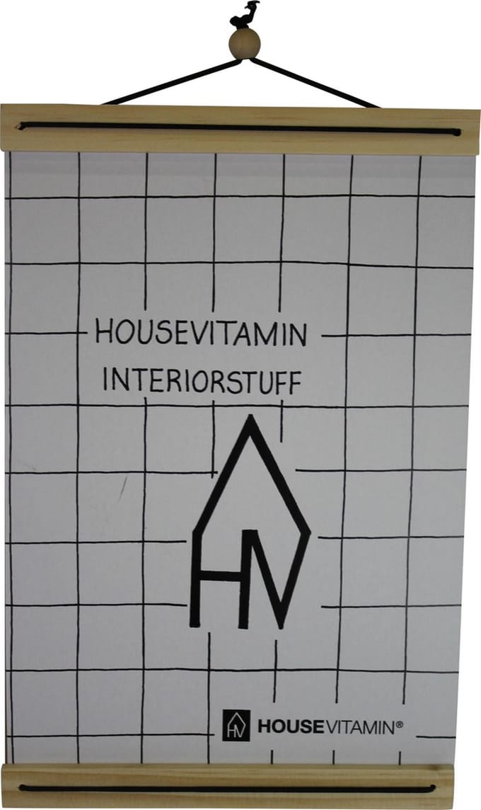 Housevitamin posterhouder A4 21x32 cm - bruin