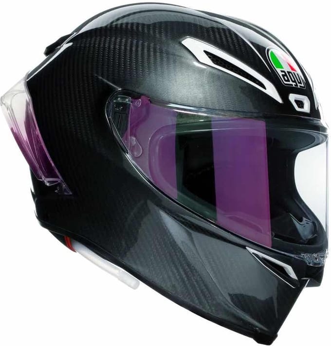 AGV Pista GP RR Helm Ghiaccio Mono Zilver Carbon L