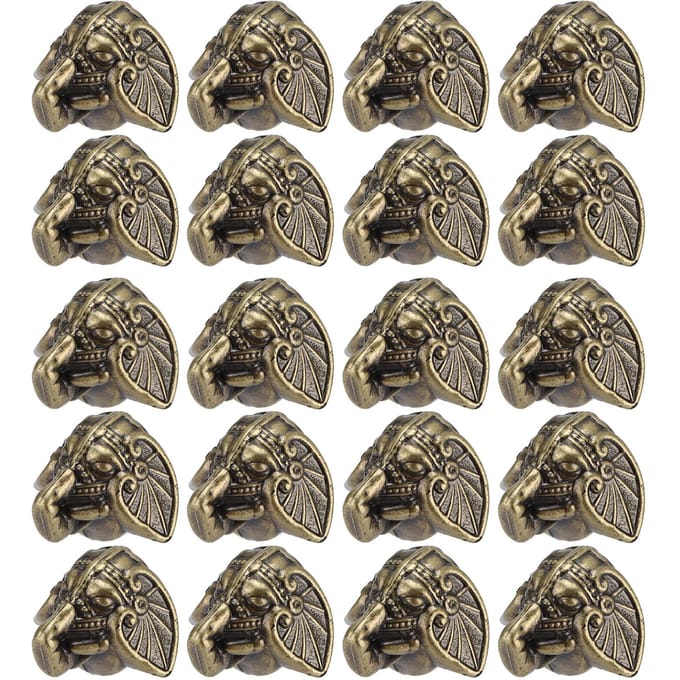 20 stuks Hoekbeschermer Veel Gebruikt Retro Look Uniek Ontwerp Elegant Duurzaam Meubel Hoek Bescherming Groen Brons brons
