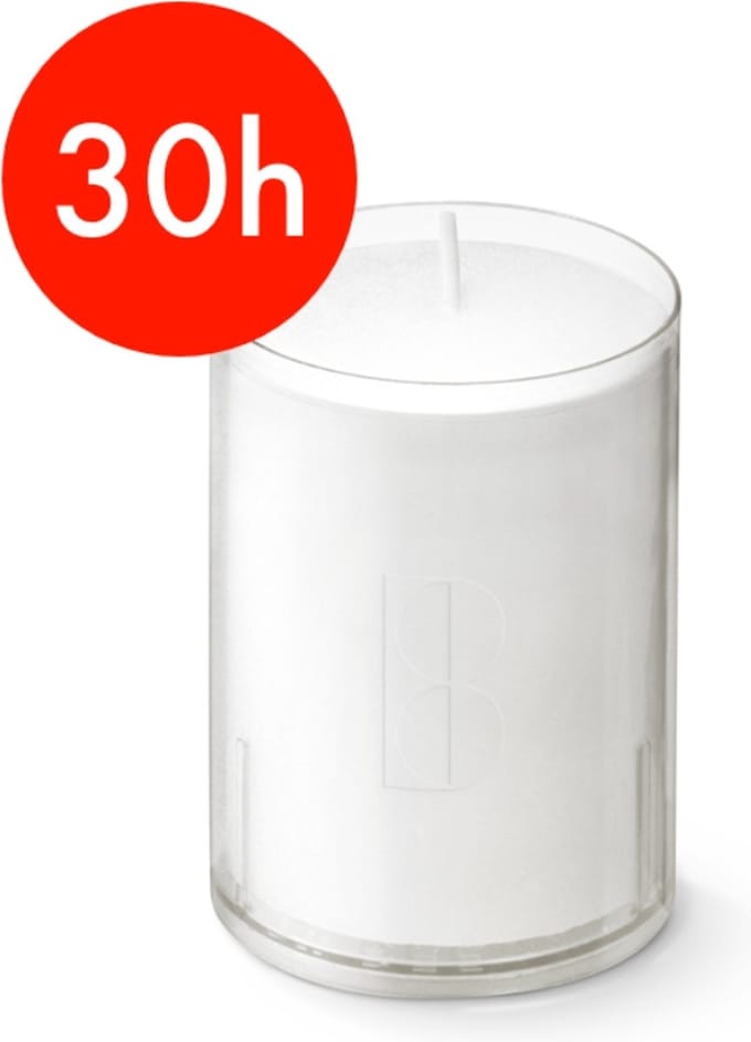 Bolsius - Relight - Transparant - Navulling voor kaarshouder - 80 Stuks - 30 Branduren