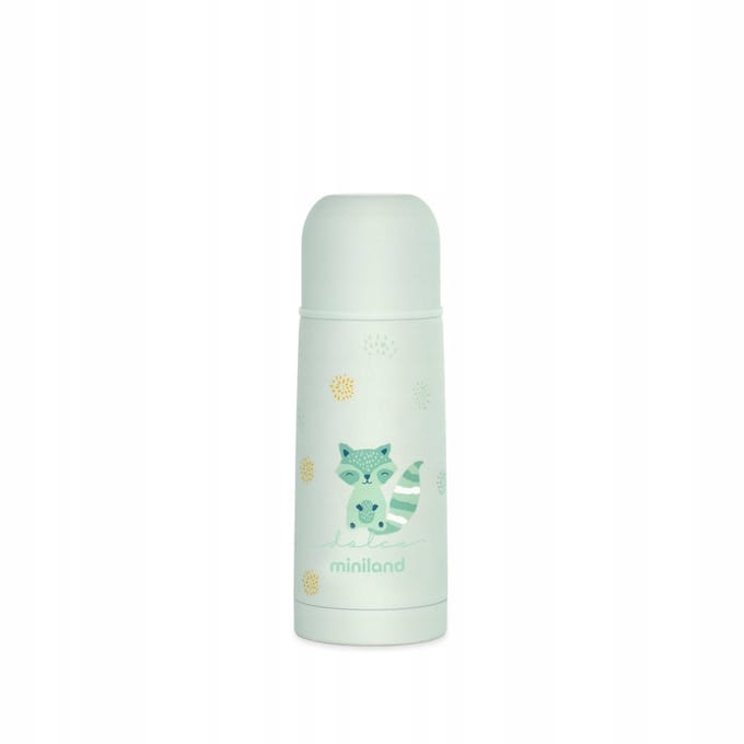 Miniland Dolce Thermos 350ml - Mintgroen, Roestvrij Staal