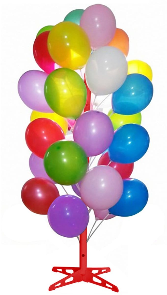 Ballonnenboom rood - 180 cm - voor 40 ballonnen