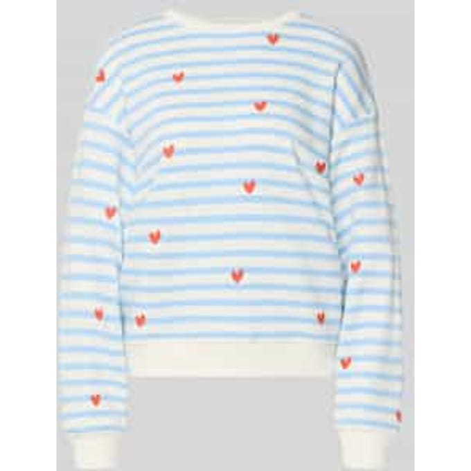 sweatshirt in all-over look