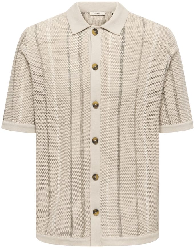 ONLY&SONS - ONSTOBBY LIFE RLX SS SHIRT KNIT NOOS - Heren - Polo's
