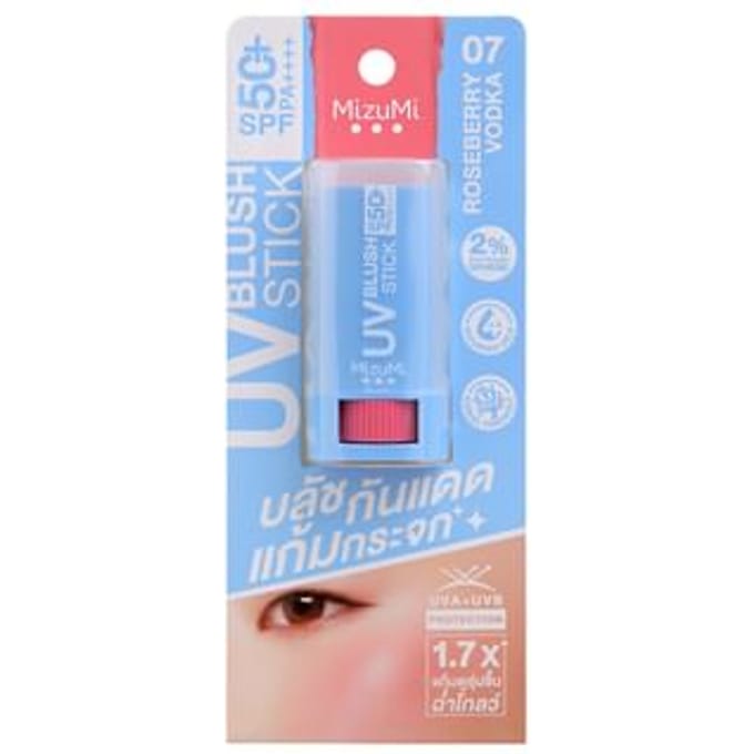 MizuMi - UV Blush Stick SPF 50+ PA++++ 07 Roseberry Vodka