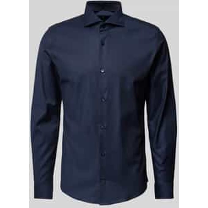 Slim fit zakelijk overhemd met haaikraag, model 'Pares'