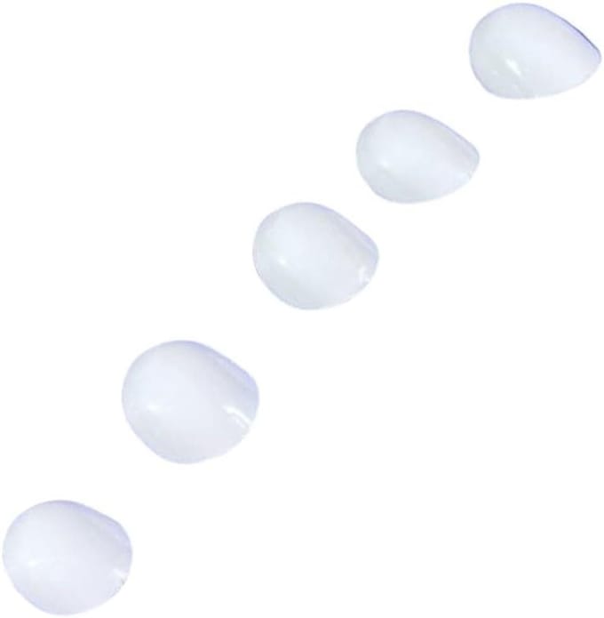 Schaats Handschoen Vingers - Vinger Caps - Sport Bescherming - Lage Temperatuur Plastic - 5 Stuks - Wit