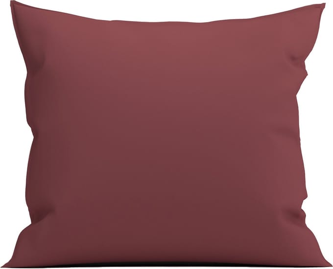 Yellow Kussensloop Percale - Kussenhoes van 80x80 cm - 1 stuk - 100% Katoen-Perkal - Rood