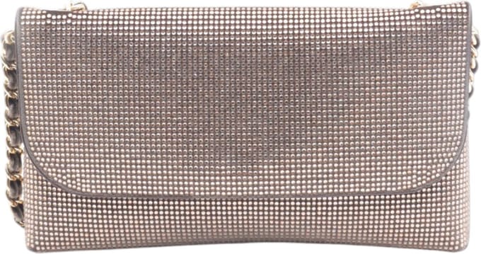 Flora & Co - clutch - avondtasje bling bling - handtas feestdagen - champagne