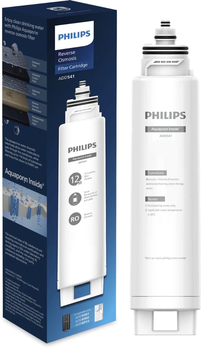 Philips ADD541RO/10 filterpatroon, wit, 1-pack