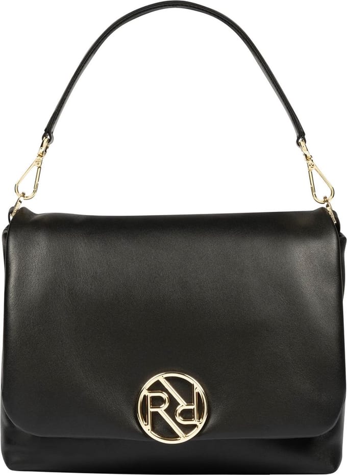 ROECKL Leren Schoudertas Soho Crossover Small Black Zwart