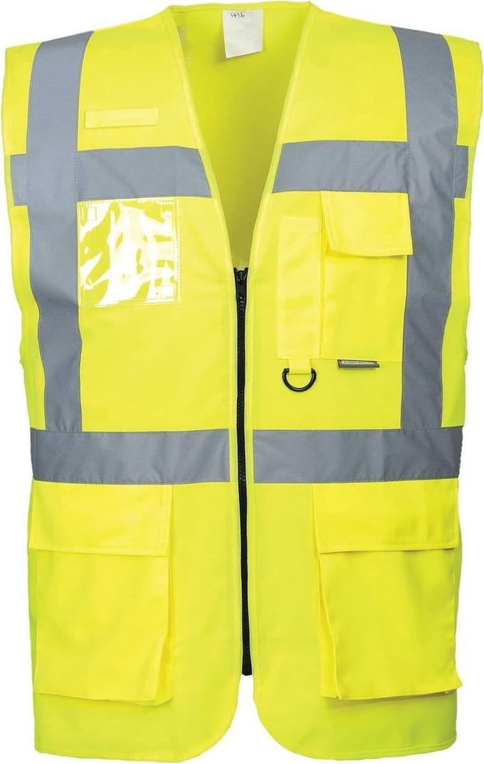 Portwest Berlin Executive Vest - Mannen - Geel - L