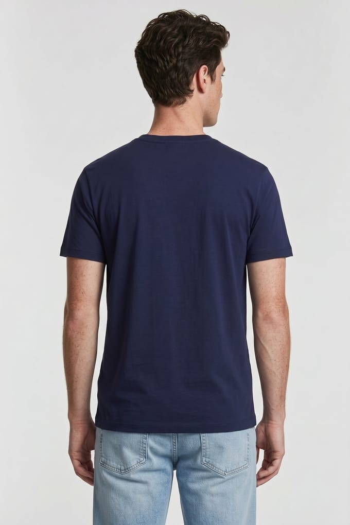 Calvin Klein Ss Badge 30s Jersey Maritime Blue Taglia: S | Magliette basic Outlet | Uomo | Blu