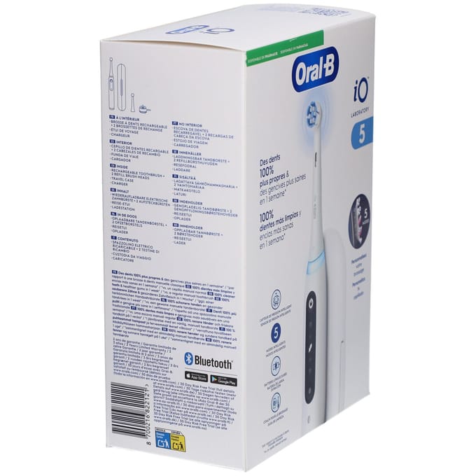 Elektrische tandenborstel - Oral B - iO serie 5 - iO Technologie - 5 poetsstanden - Bluetooth