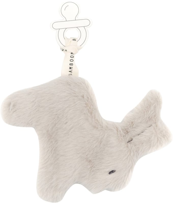 Bamboom Pluche fopspeenhouder - Warm White