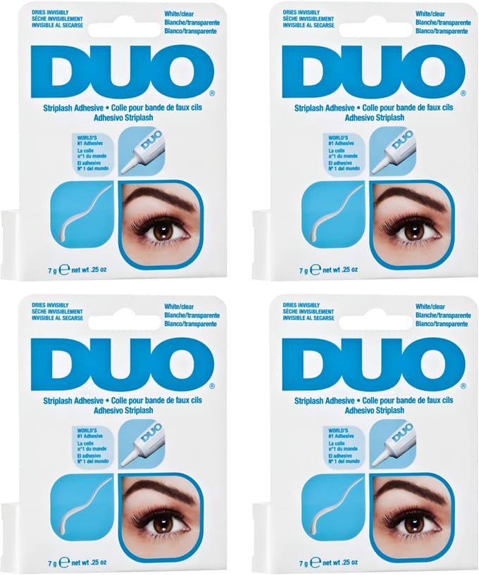 DUO Striplash Adhesive Clear - Kunstwimpers Lijm - Transparant 4-pack