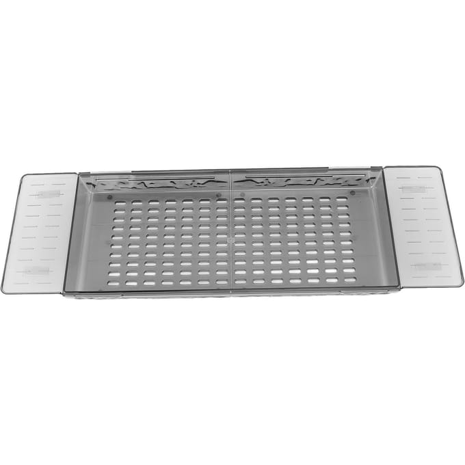 Badkuipblad Universeel Uitschuifbaar Waterdicht Badkuiprek Handdoek Luxe Badaccessoire voor gray