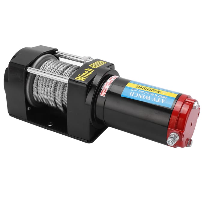 Elektrische Lier Kit met 5,5mmx15m Kabel 4000LB 12V Draadloze Afstandsbediening Sleep Lier voor ATV UTV