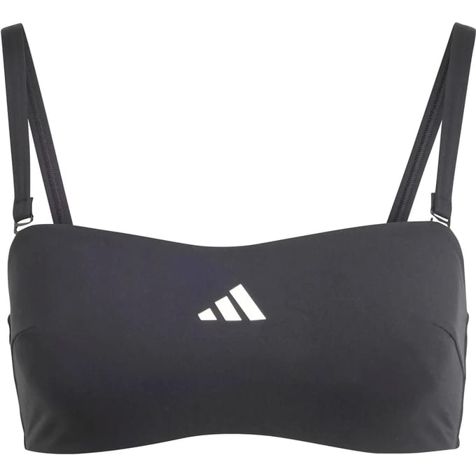 adidas Sportswear Iconisea Gevoerde Bandeautop - Dames - Zwart