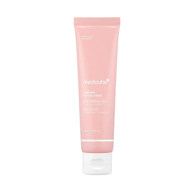 Medicube Zalm-DNA PDRN Roze Hyaluron Hydraterende Crème - Roze Kalmerend