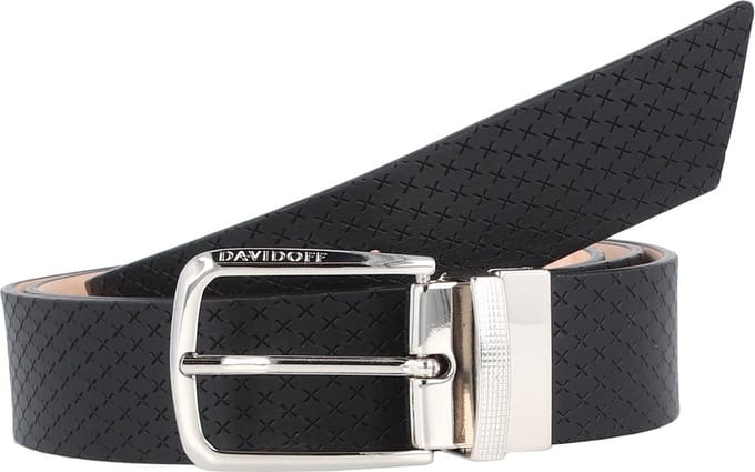 Davidoff Paris Riem Leer - Jongens - individuell kürzbar - schwarz
