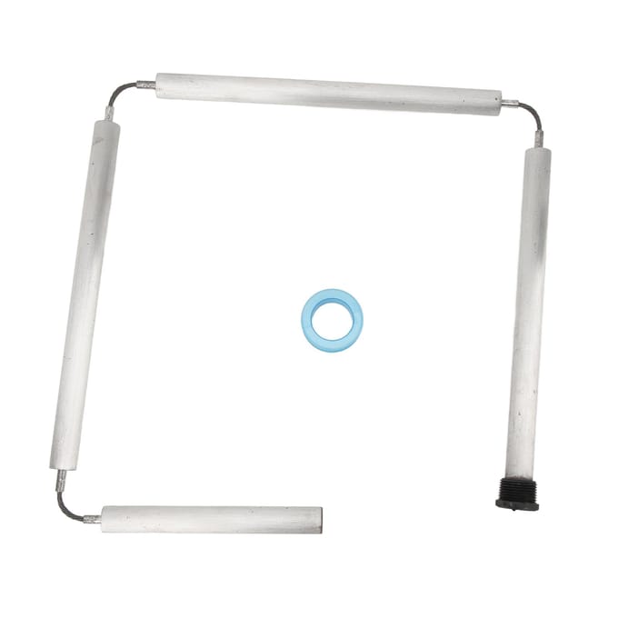 44 inch Flexibele Magnesium Anodestaaf voor Boiler 34 inch NPT Draad 19mm Diameter voor Warm Water white