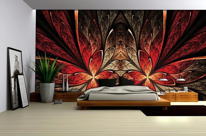 Poster | Rood | 104 x 70,5 cm