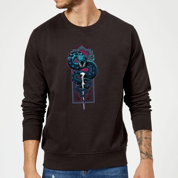 Harry Potter Nagini Neon trui - Zwart - M