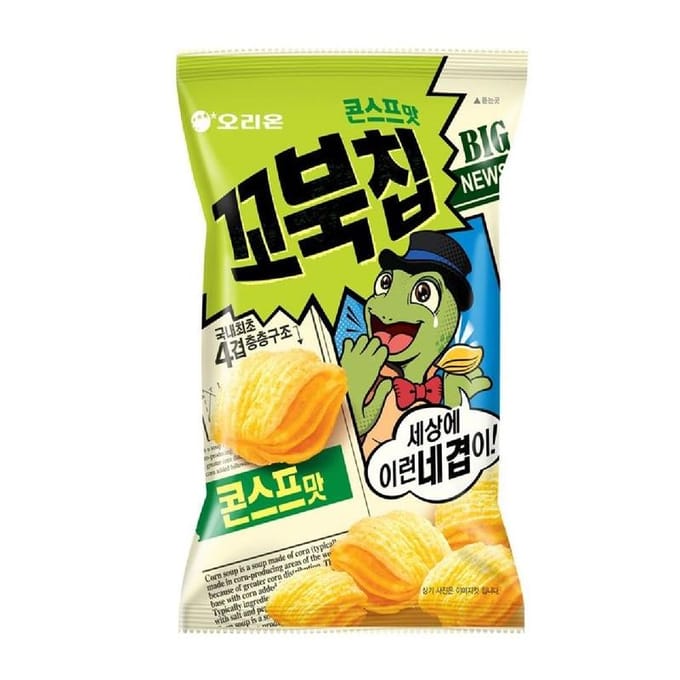 Orion Turtle Chips Maïssoep Smaak 120g (2 opties) 1PCS black