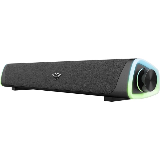 Trust GXT 620 Axon - Soundbar - RGB Verlichting - 12W Piekvermogen - USB-gevoed - Zwart